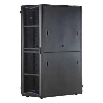 Gabinete FlexFusion para Centros de Datos, 45 UR, 800 mm de Ancho, 1200 mm de Profundidad, Fabricado en Acero, Color Negro