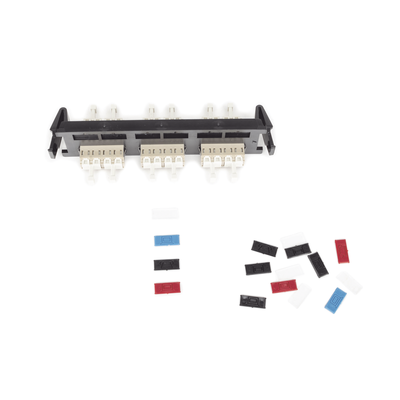 Placa Acopladora de Fibra Óptica Quick-Pack, Con 3 Conectores LC Quad (12 Fibras), Para Fibra Multimodo, Beige - Imagen 6