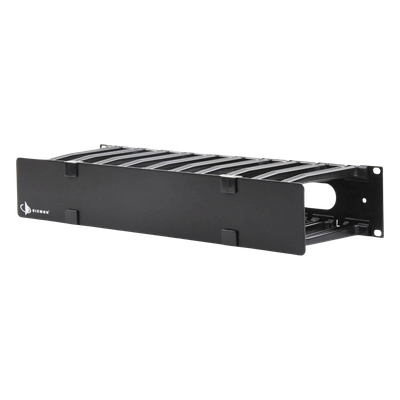 Organizador de Cable Horizontal RouteIT, Sencillo, Para Rack de 19in, 6in de profundidad, 2UR - Imagen 3