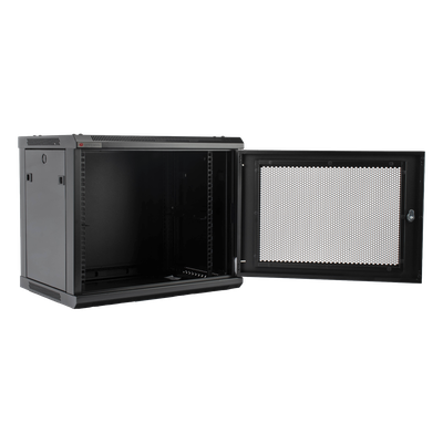 Gabinete PRECISION, Con Puerta Perforada, de 19in, 9UR, 450mm de Profundidad, Color Negro - Imagen 4