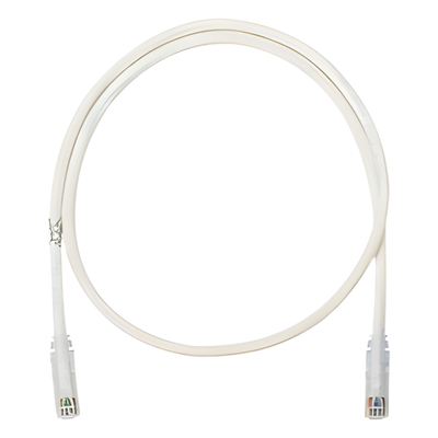 Cable de Parcheo UTP Categoría 6, con Plug Modular en Cada Extremo - 3 Metros (9.84 Pies) - Blanco Mate