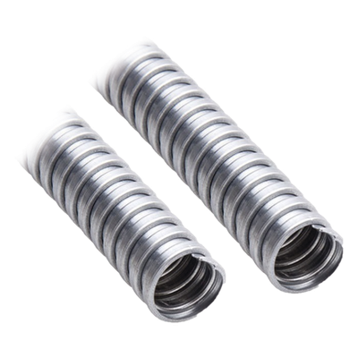 Tubo Flexible de 3/4" (19mm) en Acero Galvanizado. Rollo con 50 m. 