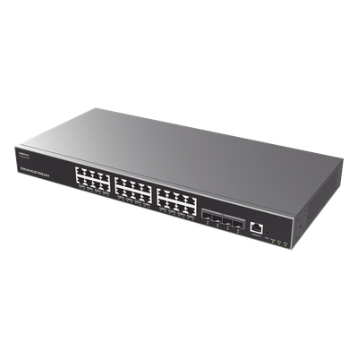 Switch Capa 3 Administrable / 24 puertos 10/100/1000 Mbps + 4 Puertos SFP+ de 10 Gigabits / Compatible con GWN Cloud. - Imagen 5