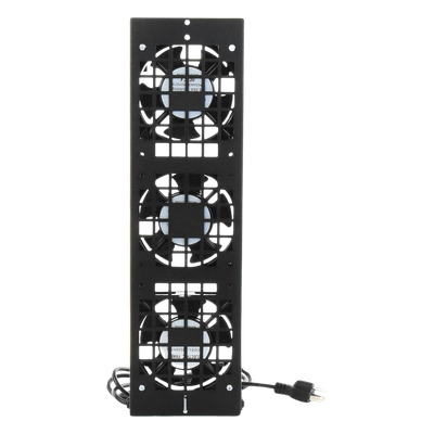 Kit de 3 Ventiladores 110 Vca (12 x 12 cm) con Clavija para Gabinete de Piso - Imagen 6