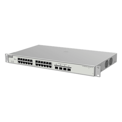Switch Administrable Capa 3 con 24 puertos Gigabit PoE 802.3af/at + 4 SFP+ para fibra 10Gb, gestión gratuita desde la nube, 370w - Imagen 4