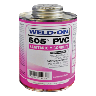 Pegamento para PVC 473 ml