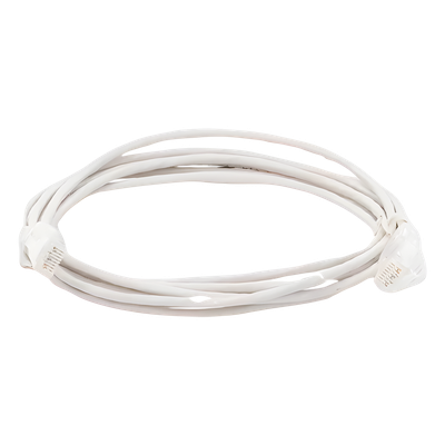 Cable de Parcheo Slim UTP Cat6 - 3 Metros (9.84 Pies) Blanco Diámetro Reducido (28 AWG) - Imagen 4