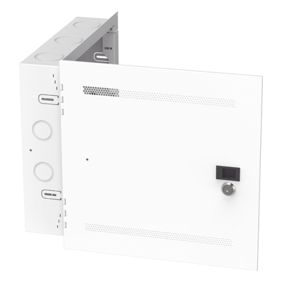 Gabinete Multipropósito de Montaje en Pared, de 14 in de Altura, Con Puerta Reversible, Fabricado en Acero, Color Blanco - Imagen 5