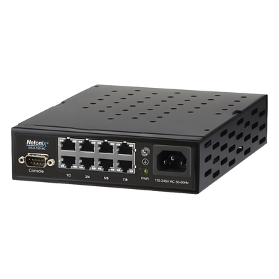 Switch WISP PoE Administrable de 8 puertos Gigabit, entrada de 110-120 Vca