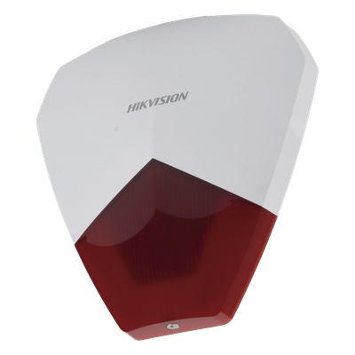 Sirena Estrobo Cableada Hikvision DS-PS1-R / 105 dB / LED Rojo / IP54 / 12V CC / Compatible con Paneles de Alarma - Imagen 4
