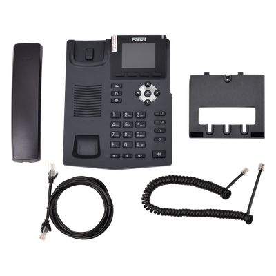 Teléfono IP empresarial para 2 lineas SIP con pantalla LCD de 2.8 pulgadas a color, puertos Gigabit y conferencia de 3 vías, PoE - Imagen 6