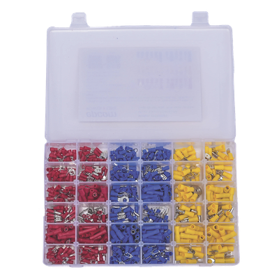 Juego de 580 pzas. Terminales Variadas con Forro y Caja de Almacenamiento. - Imagen 5