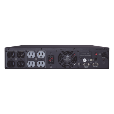 UPS de 1000 VA/900 W Topología Línea Interactiva, Entrada 120 Vca NEMA 5-15P, Onda Senoidal Pura, Torre o Rack 2 UR, Con 8 Tomas NEMA 5-15R - Imagen 3