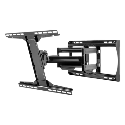 Soporte de Pared Articulado Paramount para Pantallas 39" a 90" / Extensión 542 mm / Capacidad 68KG / VESA 200x100 a 600x400 mm / Inclinación +15°-5° / Pivote ±90°