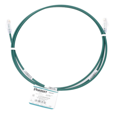 Cable de Parcheo Cat6 / UTP 28AWG / 1.52m (5 pies) / Verde / Diámetro 3.8mm / CM/LSZH - Imagen 3