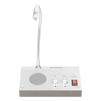 Sistema de Intercomunicación | Ideal para Ventanillas | Audio de voz de dos vías | 12V/1A 3W | Micrófono Interior + Micrófono Exterior - Imagen 3