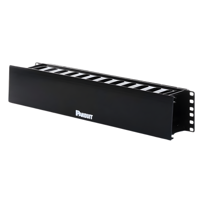 Organizador de Cables Horizontal PatchLink, Sencillo (Solo Frontal), Con Tapa Extendida, Para Rack de 19in, 2UR - Imagen 6