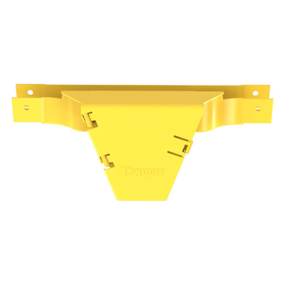 Accesorio en T con Conexión Horizontal y Bajada Vertical a 90º, Para Canaletas FiberRunner™ 2x2, Color Amarillo - Imagen 3