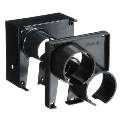 Tapa con 2 Salida a Tubo Corrugado de 1.5in (38mm), Para uso con Canaletas 4X4 FiberRunner™, Color Negro - Imagen 3