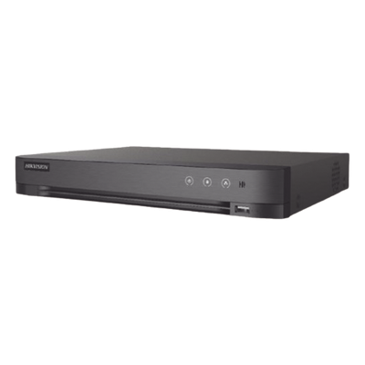 DVR 8 Canales TURBOHD + 4 Canales IP / 5 Megapixel Lite - 3K Lite / Audio de Dos Vías por Coaxitron / Reconocimiento Facial / ACUSENSE (Evita falsas alarmas) / 1 Bahía de Disco Duro / Salida de Video en Full HD
