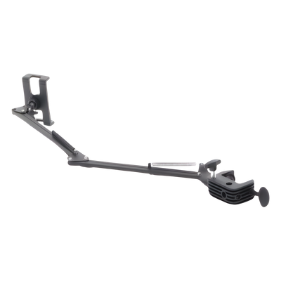 Soporte para Tableta con Brazo tipo Perezoso / Brazo Ajustable y Cabezal de 360° / 3 Perillas de Ajuste / Soporta dispositivos de 4'' a 12.9'' de hasta 1.5 KG / ABS + Metal de Alta Calidad. - Imagen 3