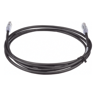 Cable de Parcheo UTP, Cat6A, 24 AWG, CM, Color Negro, 2.13 Metros (7 Pies) - Imagen 5