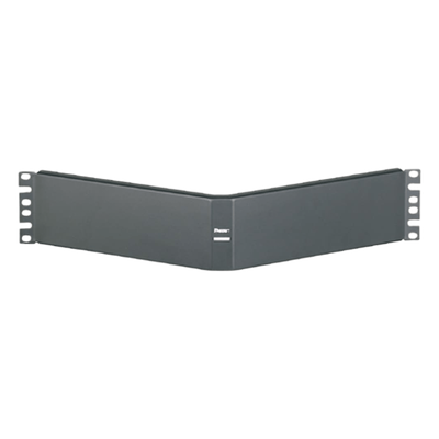 Tapa Ciega Para Rack Estándar de 19in, Angulado, de Acero, 2UR, Color Negro - Imagen 2