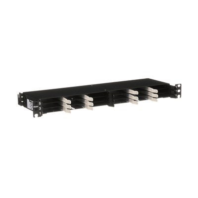 Panel de Distribución de Fibra Óptica, Acepta 18 Cassettes HD Flex en 4 Espacios, Hasta 144 Fibras, 1 UR - Imagen 3