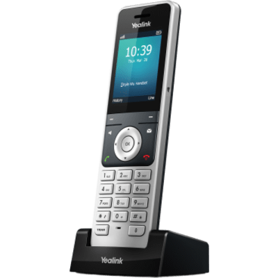 Teléfono Inalámbrico DECT Yealink W56H para Bases W70B W80 y W90 con Pantalla a Color Audio HD y Batería de 30 Horas - Imagen 2