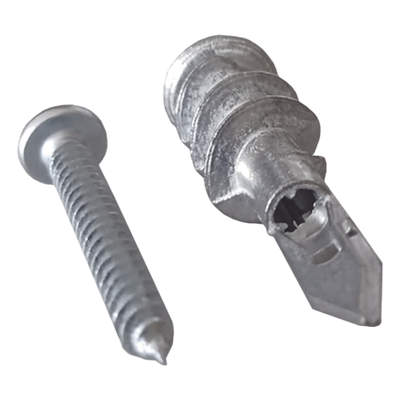 Taquete Métalico TPD Zinc con tornillo 8 x 1 1/4", Ideal para Uso con carteles publicitarios, Electrodomésticos - Imagen 5