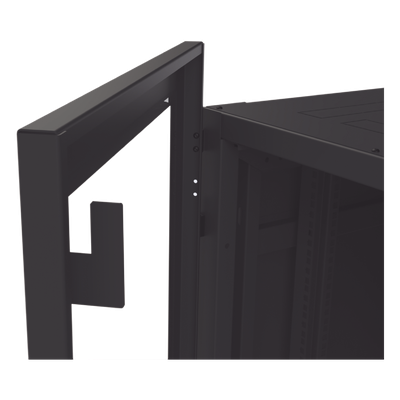 Gabinete Profesional para Telecomunicaciones de 24UR, 600 mm de Ancho x 1000 mm de Profundidad, Se envía el Gabinete Armado. - Imagen 8