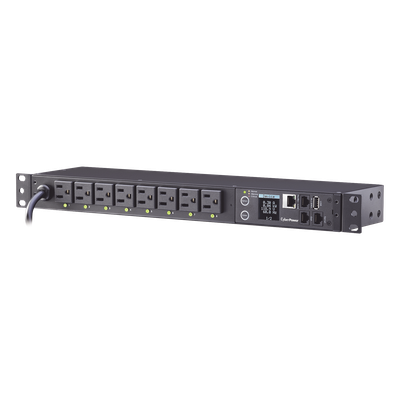 PDU Switchable por Toma, Para Distribución de Energía, Entrada 120 Vca NEMA 5-15P, Con 8 Salidas NEMA 5-15R, Horizontal 19in, 1UR - Imagen 4