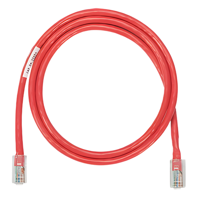 Cable de Parcheo UTP / Cat 5e / 24 AWG / 3.05 m (10 ft) / RJ45 / Rojo