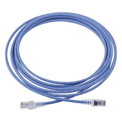 Patch Cord MC6 Modular Cat6 UTP, CM/LS0H, 4.57 Metros (15 Pies), Color Azul