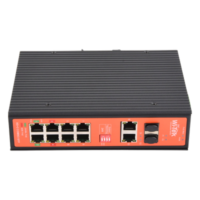 Switch PoE Industrial No administrable / Puertos 1-2 PoE 802.3 af/at y PoE 24 Vcc Pasivo 30W / Puertos 3-4 PoE 802.3 af/at/bt Hasta 60W / Puertos 5-8 PoE 802.3 af/at Hasta 30W / Los 8 puertos son Gigabit + 2 SFP combo / Presupuesto 300W - Imagen 7