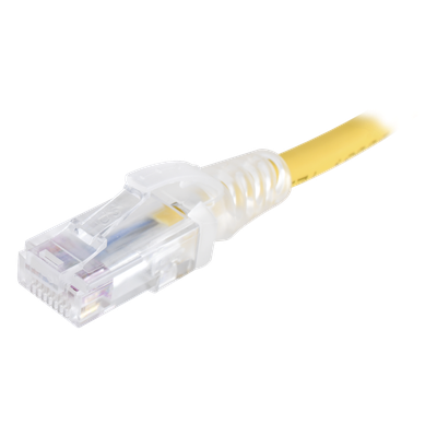 Patch Cord MC6 Modular Cat6 UTP, CM/LS0H, 0.3 Metros (1 Pie), Color Amarillo - Imagen 3