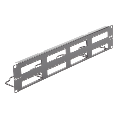 Patch Panel MAX Modular (vacío), de 48 Puertos, Plano, 2UR - Imagen 6