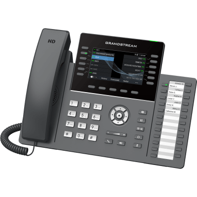 TELÉFONO IP PROFESIONAL DE 12 LÍNEAS / 24 TECLAS DE EXTENSIÓN PROGRAMABLES / WI-FI 6 / POE INTEGRADO / PANTALLA LCD 4.3 PULGADAS / SEGURIDAD DE NIVEL EMPRESARIAL / BLUETOOTH INTEGRADO / COMPATIBLE CON GDMS / AUDIO HD CON NOISE-SHIELD - Imagen 6