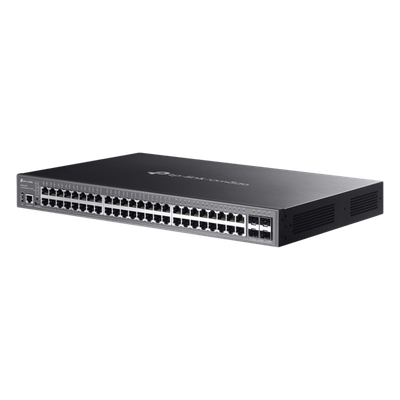 Switch Lite L3 Gestionable Apilable / 48 Puertos Gigabit PoE++ / 4 Slots 10G SFP+ / Presupuesto PoE 770W / Fast PoE y Perpetual PoE / Apilamiento Físico de 4 Unidades / L3: RIP, OSPF, VRRP / Gestión Cloud Omada SDN - Imagen 4