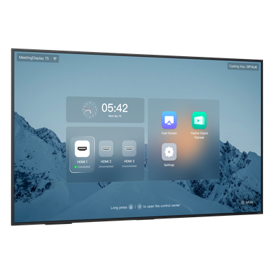 Pantalla Profesional Yealink de 75" MD-75 para Salas de Juntas, con Integración a MeetingBars y Control Inteligente