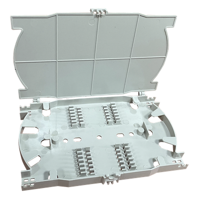 Charola de Empalme para Fibra Óptica, Protección para 24 Empalmes de Fusión o Mecánicos, Compatible con Distribuidor LPODF8002 - Imagen 4