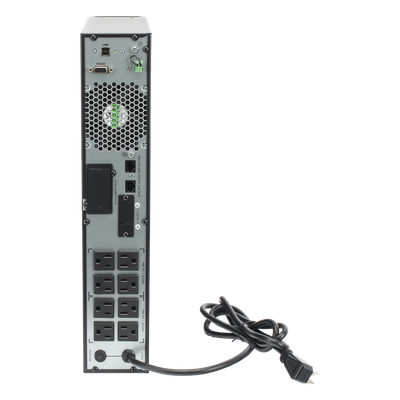 UPS de 1000VA/900W / Topología On-Line Doble Conversión / Entrada y Salida de 120 Vca / Clavija de Entrada NEMA 5-20P / Pantalla LCD Configurable / Formato Rack/Torre / 8 Salidas - Imagen 3