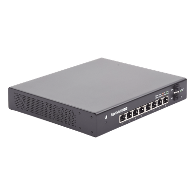 Switch EdgeMAX Administrable de 8 Puertos Gigabit con PoE+/PoE Pasivo 24V + 2 Puertos SFP, 150 W - Imagen 4