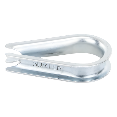 Guardacabos/cuello 1/4" acero con electro galvanizado. - Imagen 6