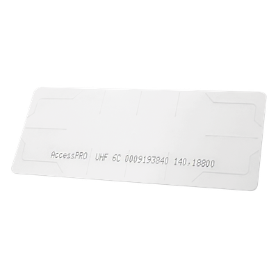 UHF TAG Adherible Tipo Etiqueta / EPC GEN 2 / Se Adhiere al Cristal del Vehículo / Compatible con Lectoras de Largo Alcance PRO12RF