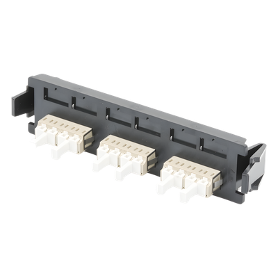 Placa Acopladora de Fibra Óptica Quick-Pack, Con 6 Conectores LC/UPC Duplex (12 Fibras), Para Fibra Monomodo, Azul - Imagen 3