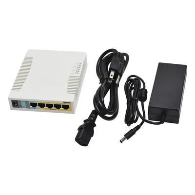 (RB260GSP) Switch Mikrotik 5 puertos PoE (Pasivo) (1in/4out) Gigabit Ethernet y 1 SFP - Imagen 5
