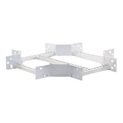Derivación "X" Horizontal de Aluminio Perfil Z / Peralte 3 1/4" / Ancho 12"/ Radio 8" / Incluye Tornillería (CHXHEZ314R8X12AK) - Imagen 3