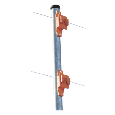 Aislador de Paso Naranja Reforzado para Cercos Eléctricos / Aislamiento hasta 18 kV / Resistente a Clima Extremo / Polipropileno y Policarbonato - Imagen 3