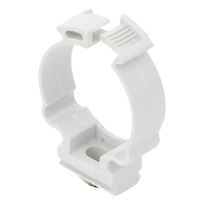 Soporte de collar (Abrazadera), PVC Auto-extinguible, cerrado para tubería de 32 mm - Imagen 6
